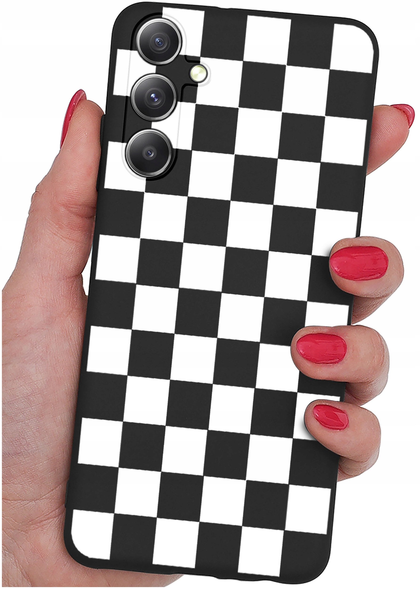 Etui do Samsung Galaxy M55 5G WZORY |SILIKONOWE MATT CASE + SZKŁO 9H