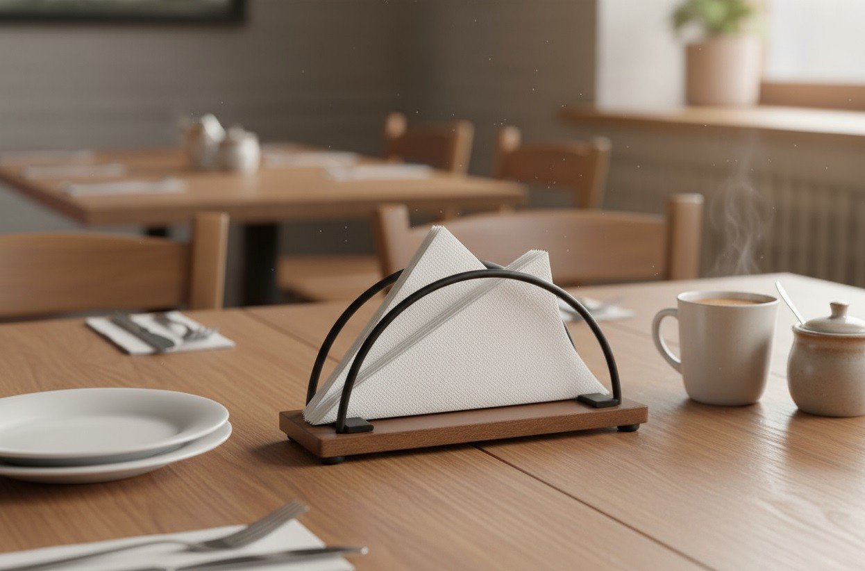 Serwetnik drewniany 16x8 cm Radka Orion