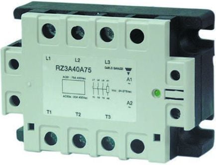 Carlo Gavazzi Przekaźnik półprzewodnikowy trójfazowy 24-440V AC 25A 4-32V DC (RZ3A40D25)