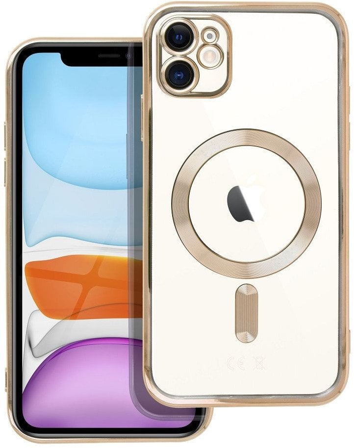Futerał ELECTRO MAG COVER kompatybilny z MagSafe do IPHONE 11 złoty