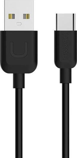 Kabel USB Usams USB-A - USB-C 1 m Czarny (63881-uniw)