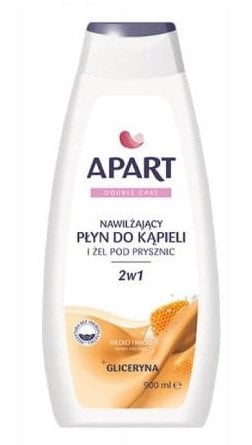 APART NATURAL_Double Care żel pod prysznic i płyn do kąpieli 2w1 Mleko i Miód 900ml
