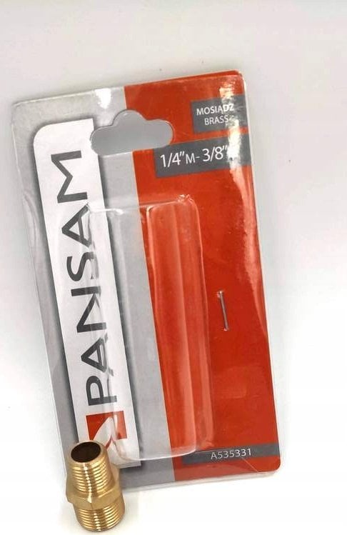 Dedra Redukcja 1/4"" gwint zew. (M) x 3/8"" gwint zew. (M)