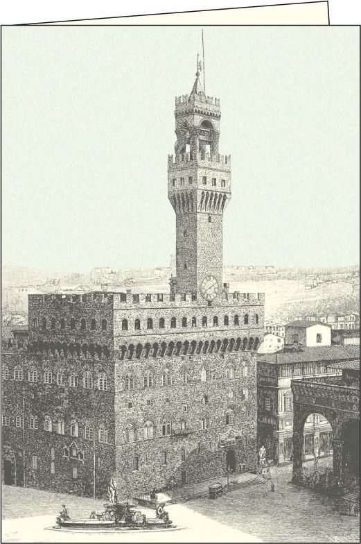 Rossi Karnet z kopertą ITW 008 Firenze Piazza Signoria