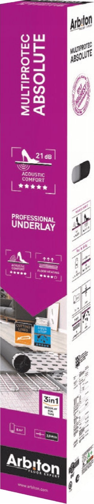 Arbiton Podkład laminowany ARBITON MULTIPROTEC ABSOLUTE 3w1