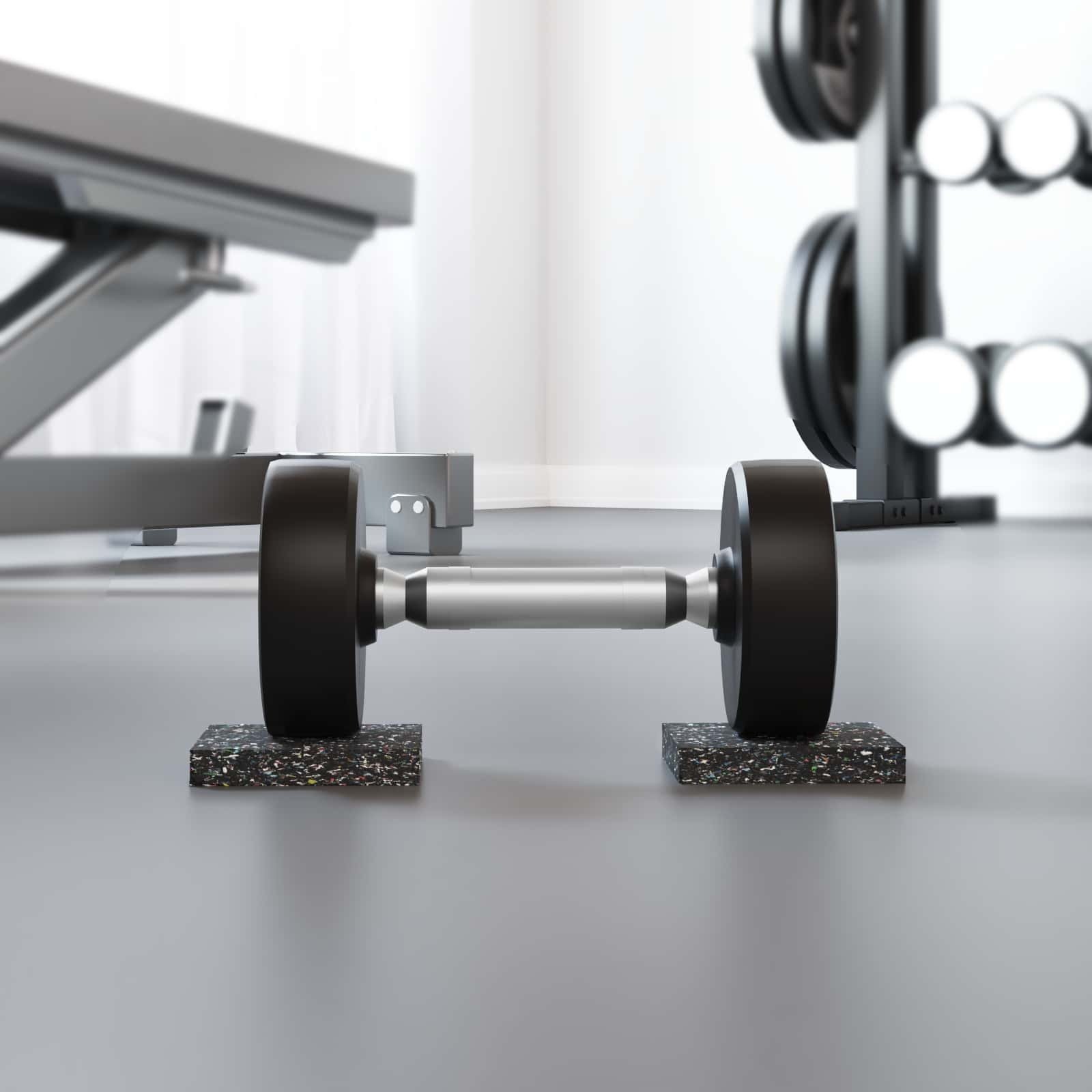 vidaXL Rolka czarna guma