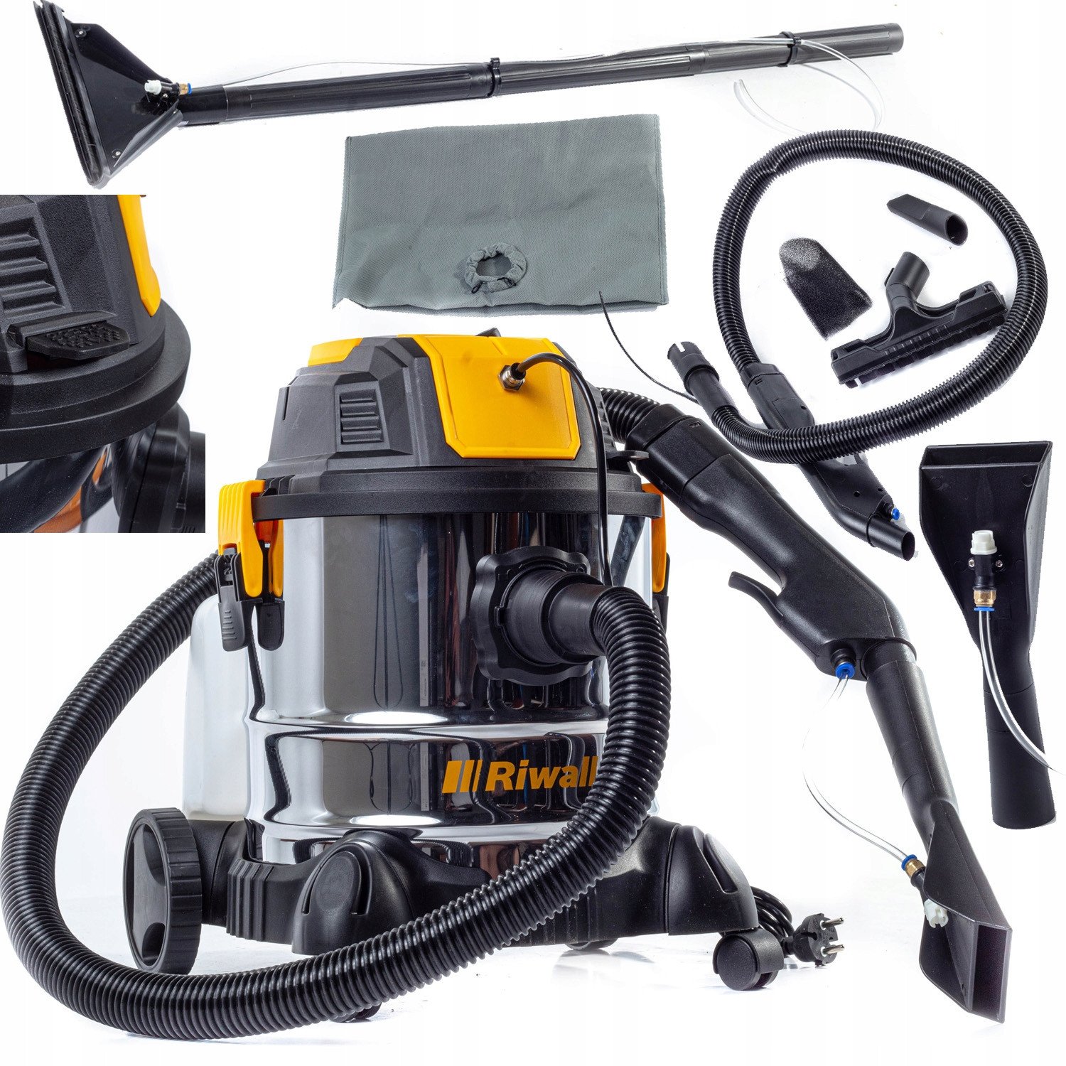 ODKURZACZ PIORĄCY RIWALL HARTMANN 3.0 ROP-02 DO DYWANÓW TAPICERKI MOCNY