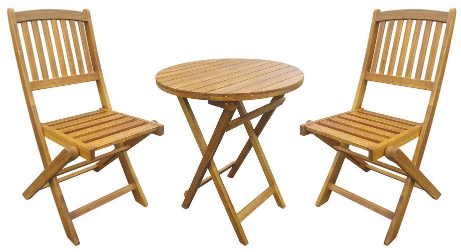 Balkono komplektas GWEN D60cm stalas ir 2 kėdės