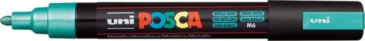 Uni MARKER PLAKATOWY UNI POSCA PC-5M METALICZNY ZIELONY