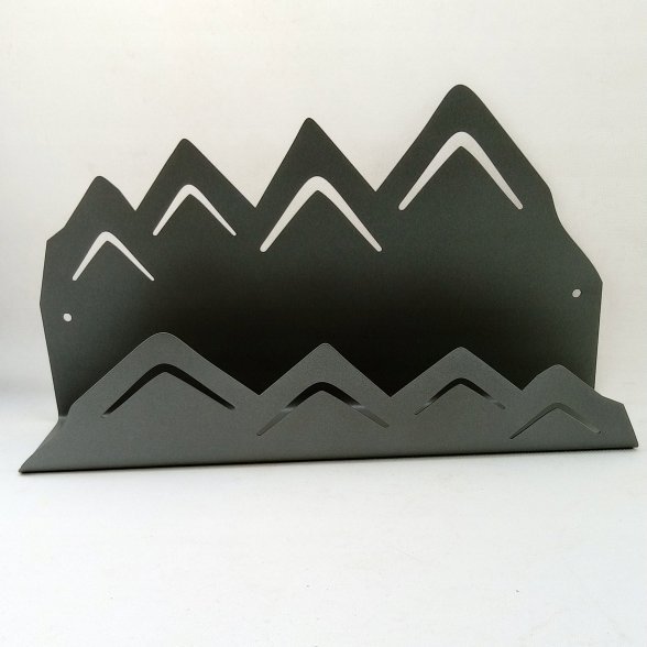 Półka metalowa GÓRY GÓRA malowana, ścienna, trwała