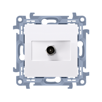 Kontakt-Simon Gniazdo antenowe TV pojedyncze końcowe biały (CAK1.01/11)