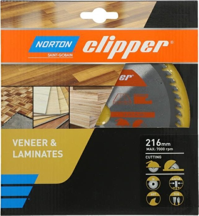 Norton Clipper Tarcza pilarska widiowa LA.216.30.Z60.1