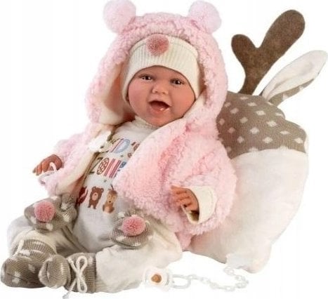 Llorens Llorens 17428 Lalka bobas Mimi 42 cm z poduszką