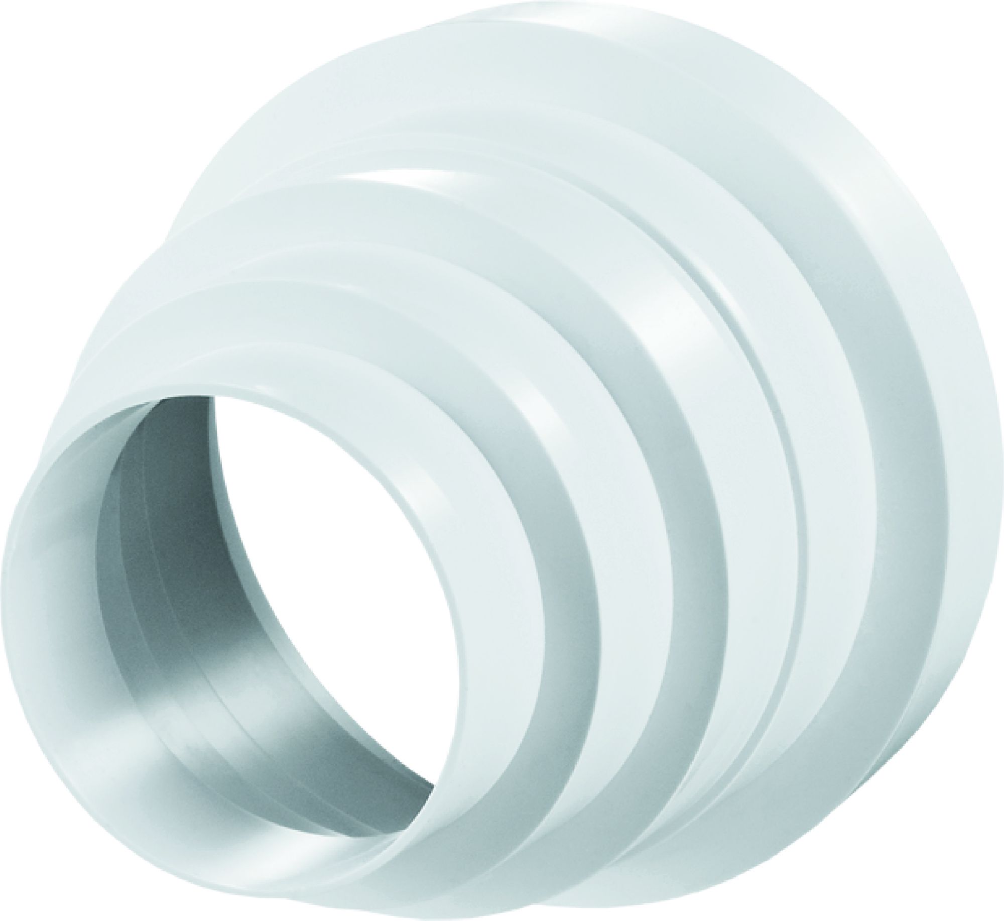 Vents Redukcja okrągła wielostopniowa biała 80 - 150mm (310)