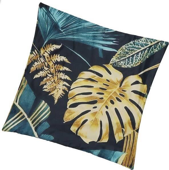 Springos Poszewka dekoracyjna 45x45cm na poduszkę wzorzysta w liście UNIWERSALNY