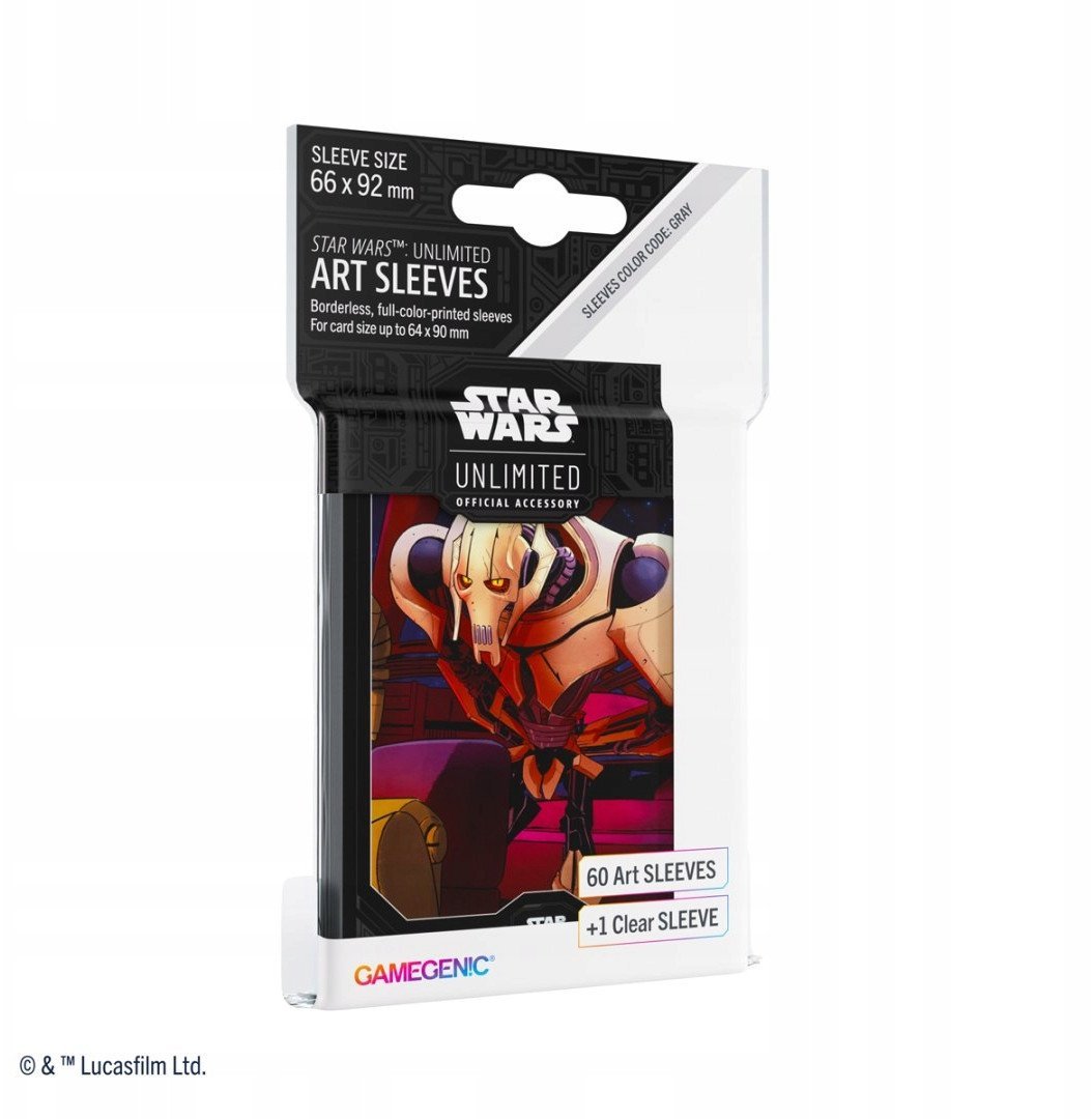 Gamegenic: Star Wars Unlimited - Art Sleeves - General Grievous