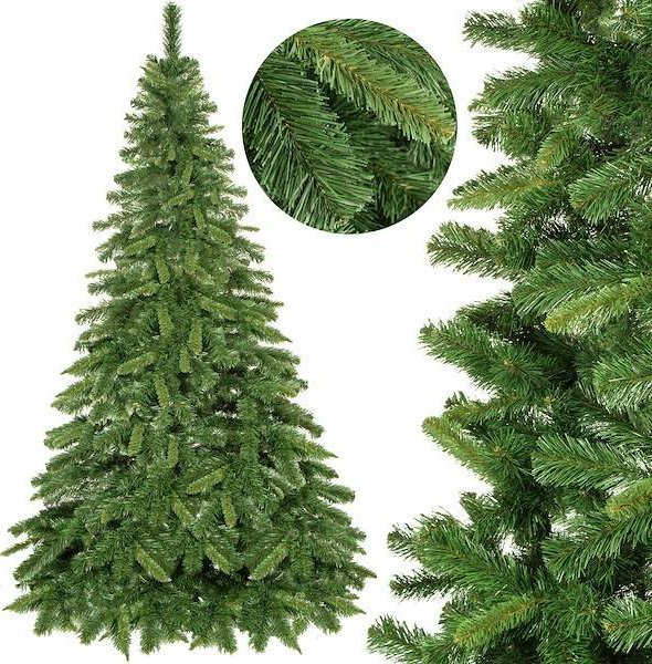 Springos Choinka sztuczna 220 cm jodła zielona Vera UNIWERSALNY