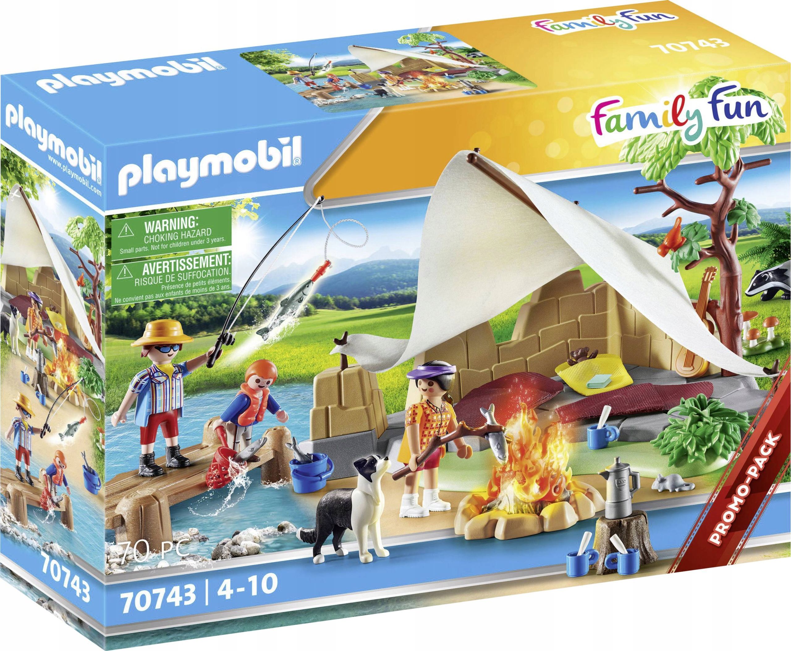 Playmobil Rodzinna Wycieczka Kempingowa (70743)