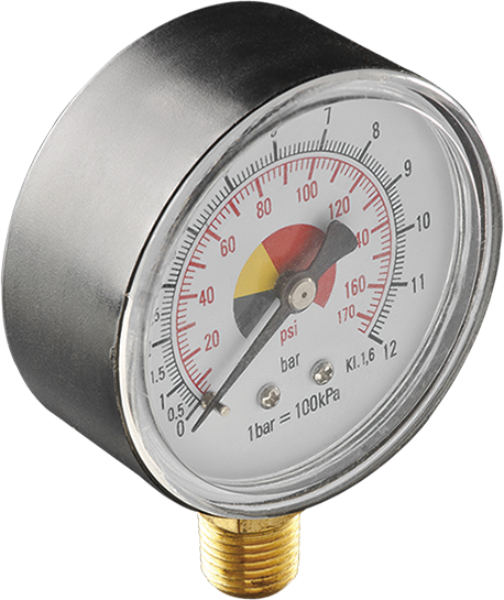 Neo Manometr do sprężonego powietrza 60mm 1/4" - 12-588