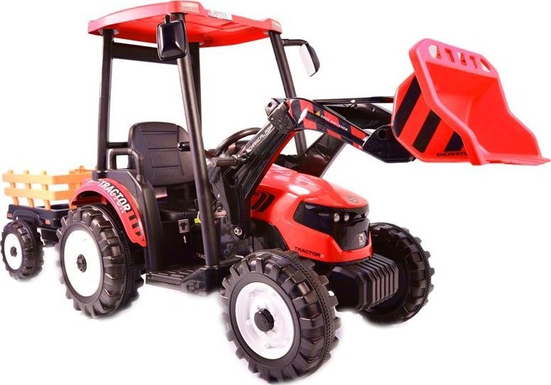 Import SUPER-TOYS OLBRZYMI TRAKTOR NA AKUMULATOR Z PRZYCZEPĄ 24 V, 400W, PILOT/JS-3158B-24V