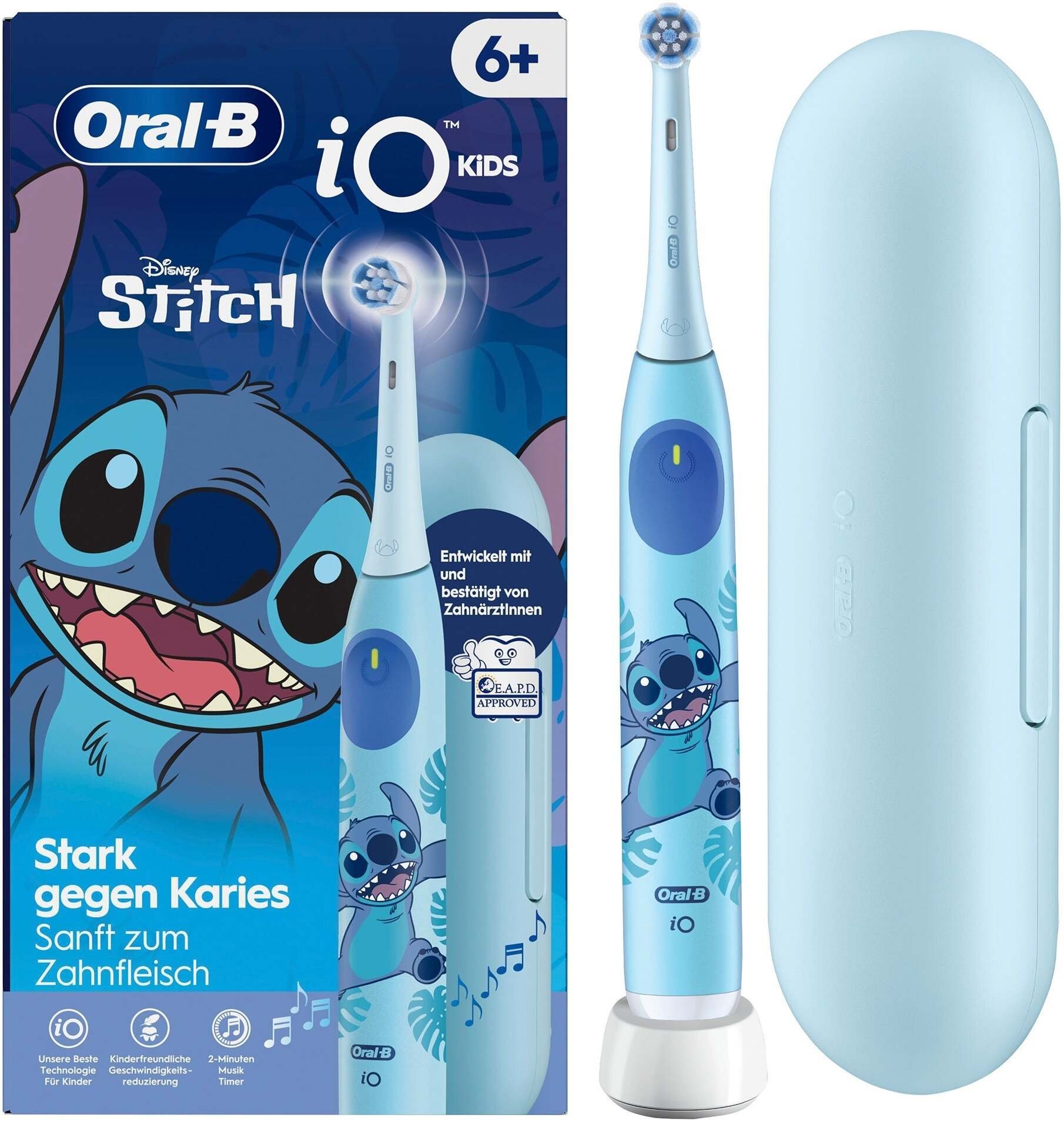 Oral-B iO Kids Stitch Dziecko Obrotowa szczoteczka do zębów Niebieski