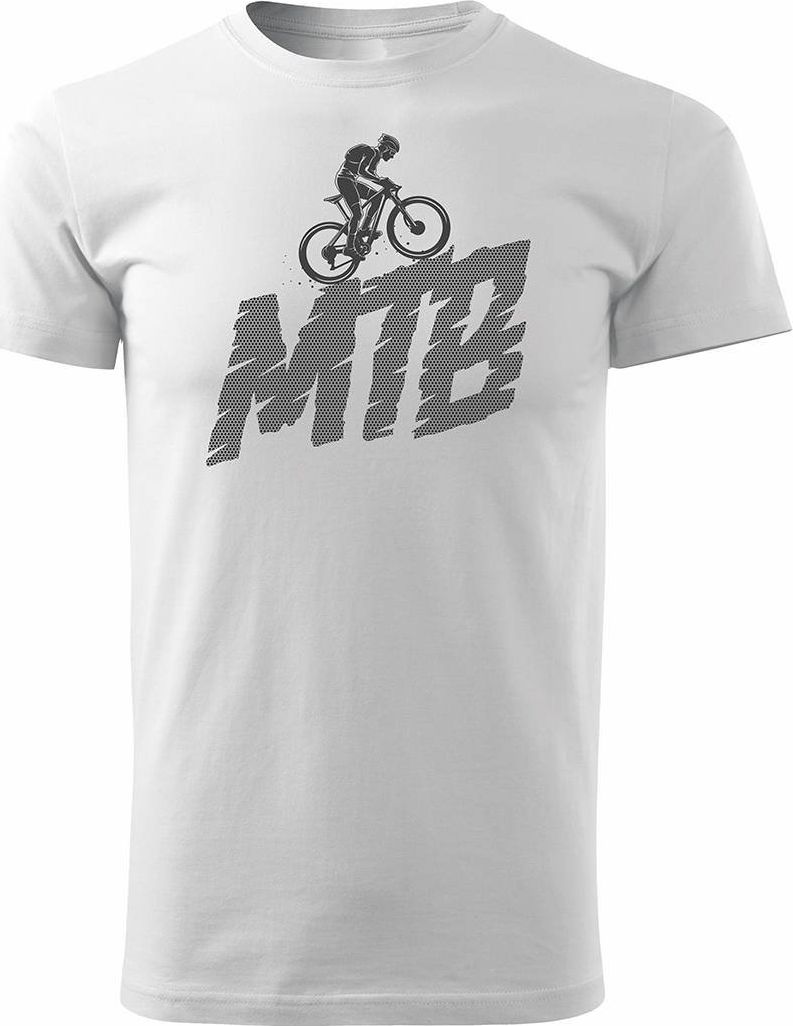 Topslang Koszulka rowerowa na rower z rowerem górskim MTB męska biała REGULAR M