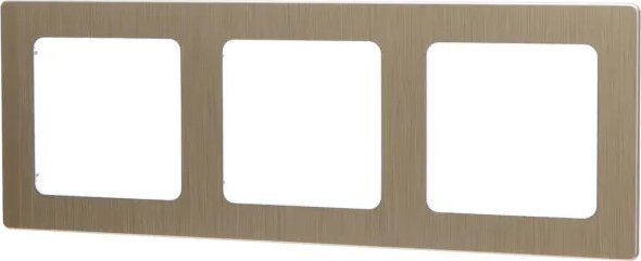 Aigostar Ramka z aluminium łącznika/gniazda potrójnego typu Ramka z aluminium łącznika/gniazda potrójnego typu