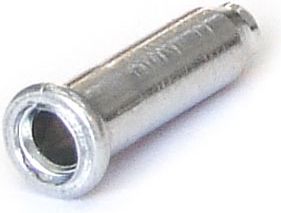 Clarks Końcówka Linki Hamulca/Przerzutki CX88DP 1mm - 1,6mm Aluminiowa 10 szt Srebrna (CLA-CX88-10PB-SILV)