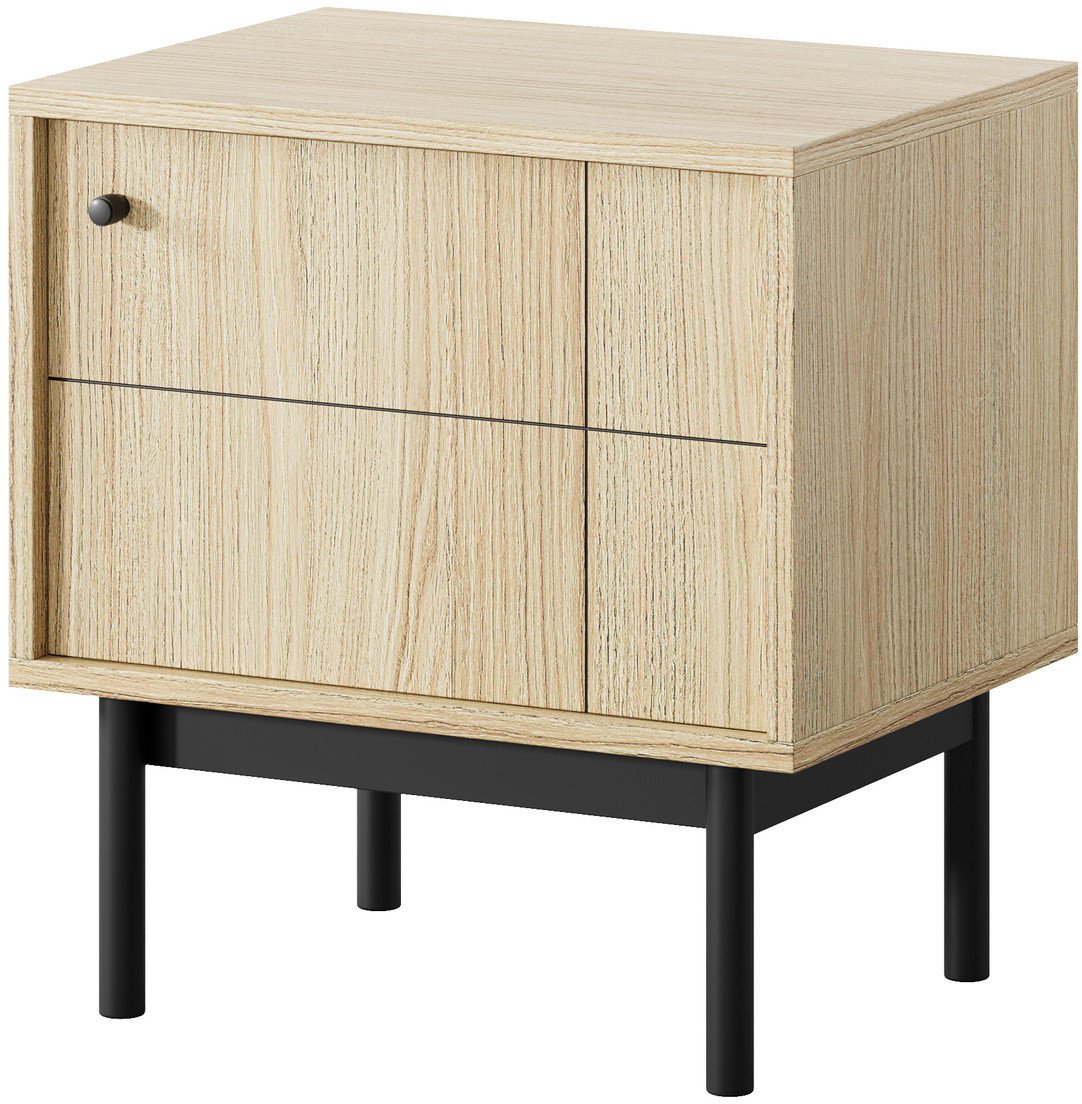 Stolik nocny Sora S54 w kolorze Dąb Linea