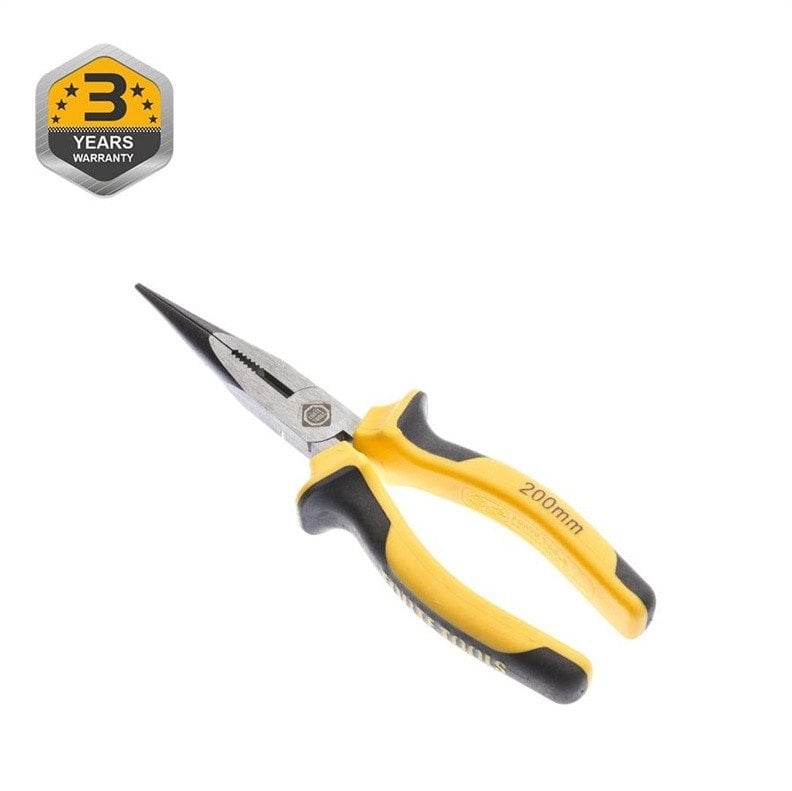 LONG NOSE PLIERS (IND02002-8, 200 MM)