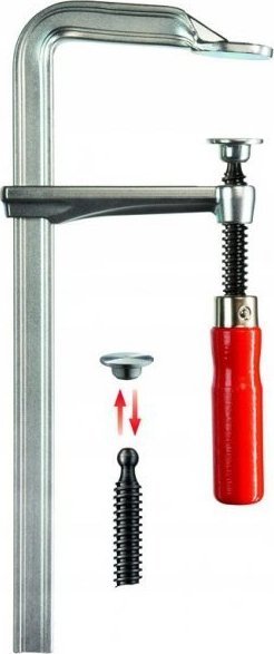 Bessey ŚCISK ŚRUBOWY ŚLUSARSKI STALOWY GZ 250/120MM
