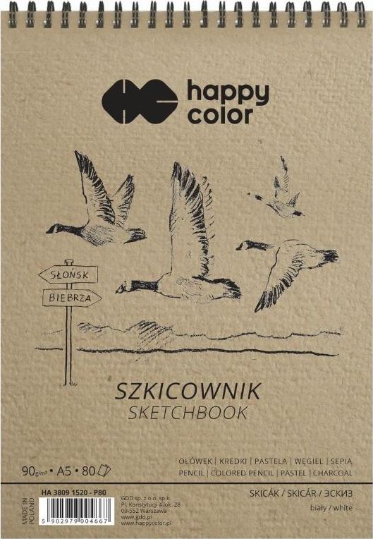 GDD Szkicownik A5 80k biały