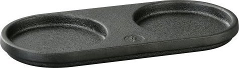 Zassenhaus Podstawka na młynki, żeliwo, 20 x 9 cm, na 2 młynki o średnicy do 7,5 cm / Zassenhaus