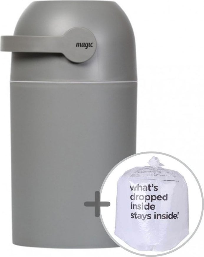 MA-C110GR-KOSZ NA ZUŻYTE PIELUCHY GRAFIT NA 25SZT PIELUCH