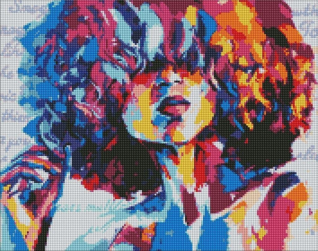 Ideyka Diamentowa mozaika - Jasny obraz 40x50cm