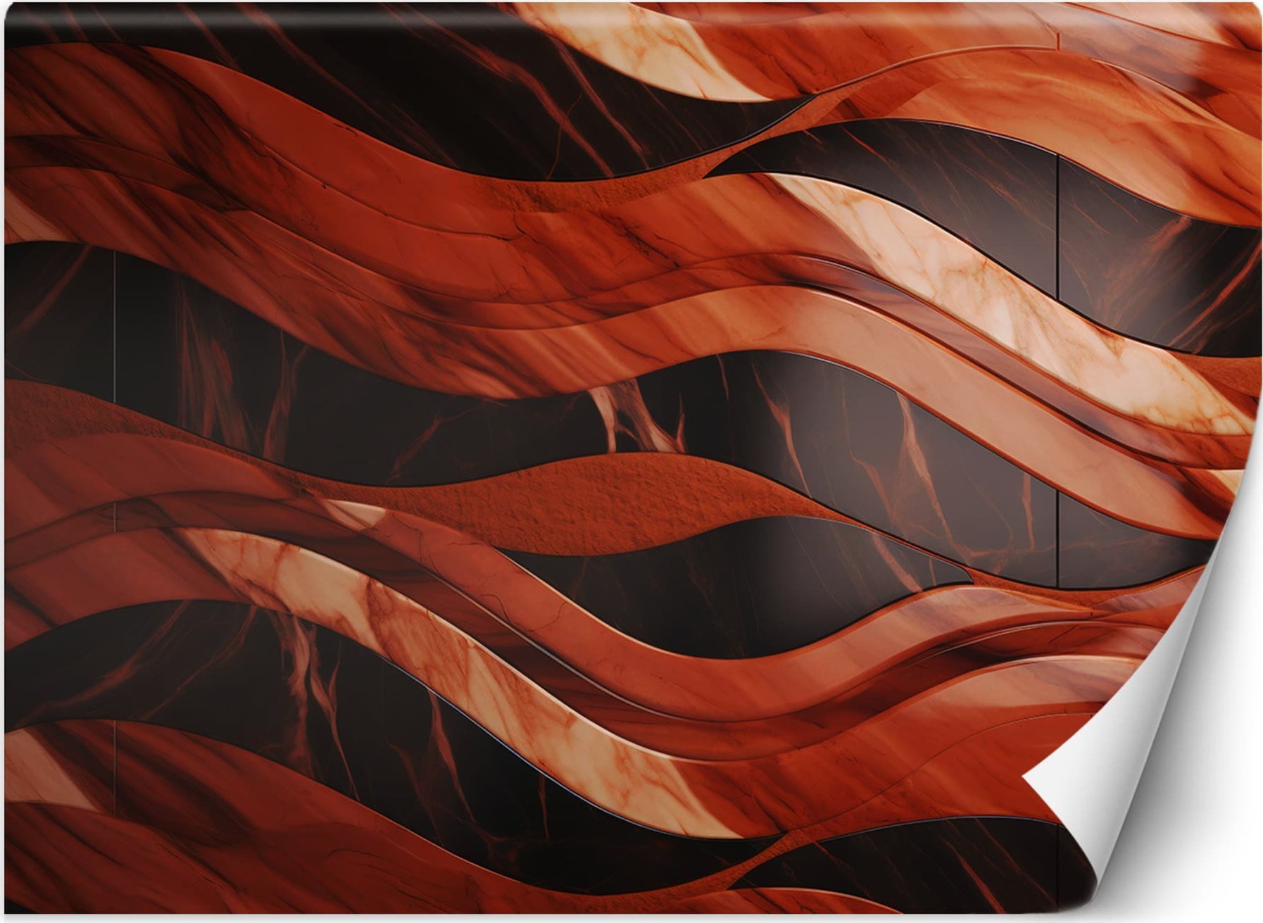 Feeby Fototapeta, Fale marmur tekstura (Rozmiar 300x210)