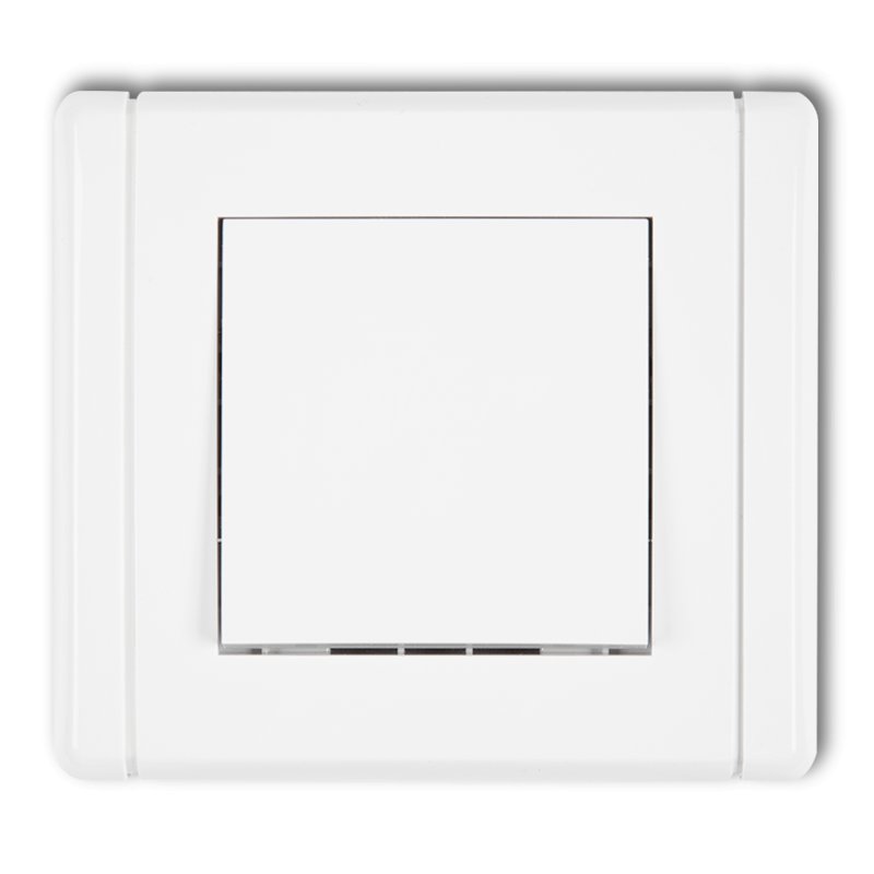 Karlik Flexi łącznik jednobiegunowy biały (FWP-1)