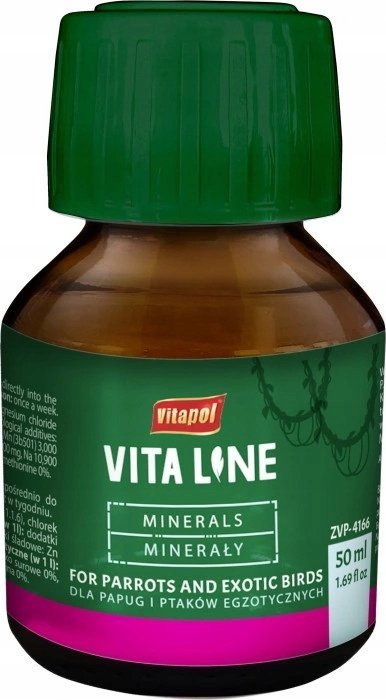 Vitapol Vitaline Minerały dla ptaków egzotycznych 50ml