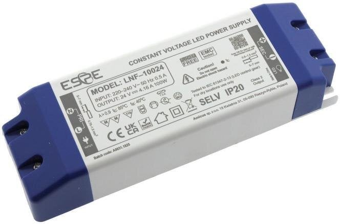 eSPe ZASILACZ IMPULSOWY LED LNF-10024 24V/100W/4.16A IP20