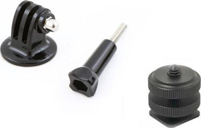 Xrec ADAPTER GORĄCA STOPKA na gwint 1/4'' + ŚRUBA do GoPro / SJCAM / Xiaomi