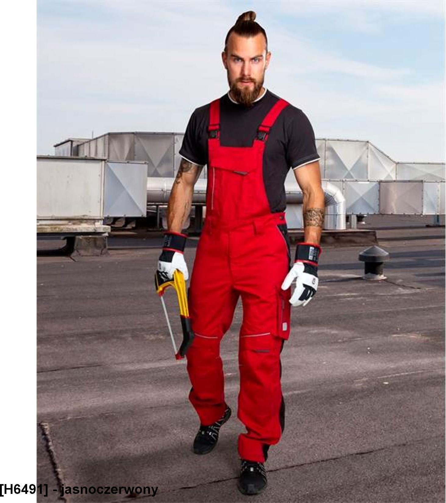 Ardon ARDON URBAN+ - spodnie ogrodniczki 65 % poliester, 35 % bawełna, canvas, ok. 270 g/m Tabiflex - stretch, 11kieszeni + na 64