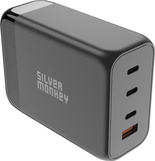 Ładowarka Silver Monkey SMA155 1x USB-A 3x USB-C 1.5 A (5900779358454)