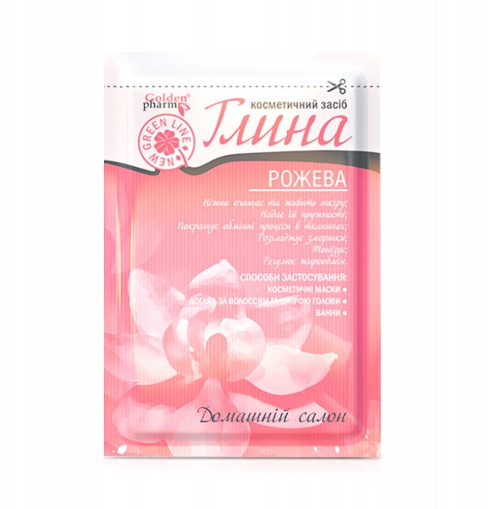Golden Pharm Glinka różowa kosmetyczna 60g