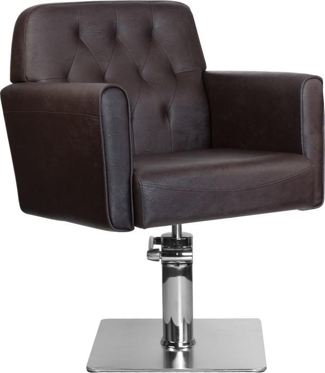 Gabbiano GABBIANO FOTEL FRYZJERSKI HAMBURG BRĄZOWY