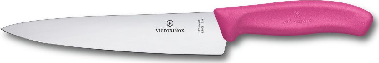 Victorinox VICTORINOX | Szerokie ostrze, nóż kuchenny, 19 cm, różowy, Blister