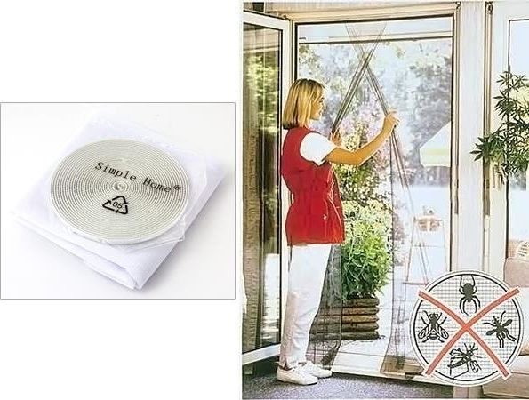 Vibac AG158A MOSKITIERA DRZWIOWA 2-CZĘŚCIOWA SIATKA uniwersalny