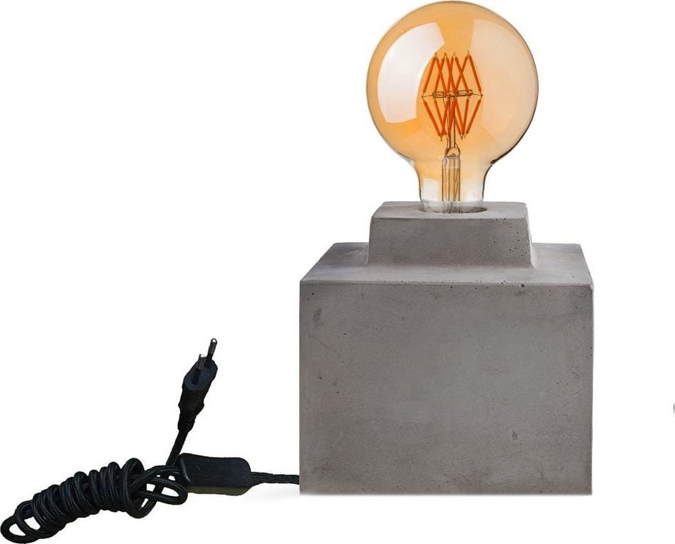 Lampa stołowa V-TAC Oprawa Biurkowa V-TAC Beton Kostka fi160mm VT-7160