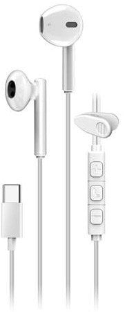 GENIUS Sluchátka HS-M366, mikrofon, USB-C, bílá