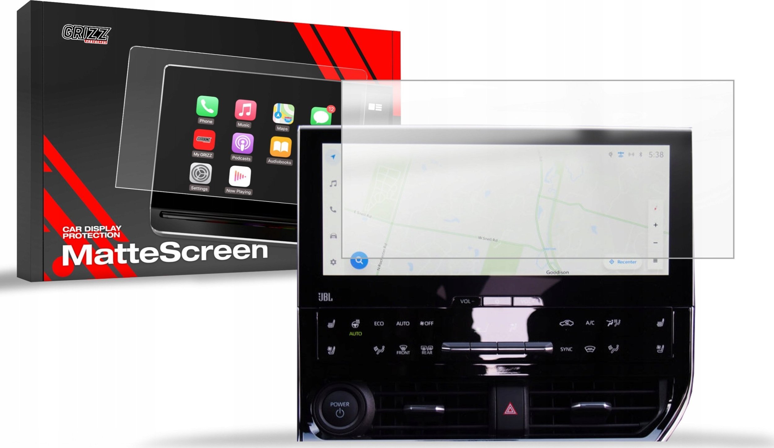 Folia matowa GrizzGlass CarDisplay Protection do Subaru Solterra EV (2022-2025)
