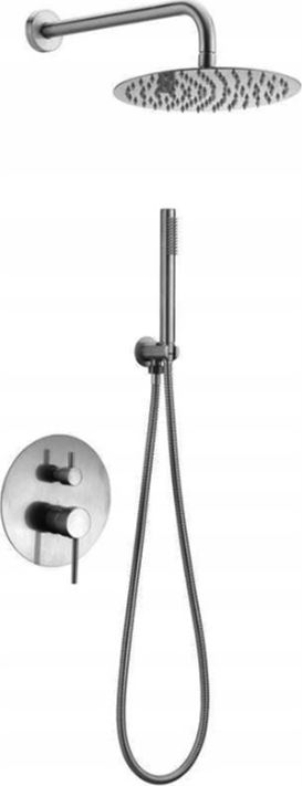 Zestaw prysznicowy Rea Zestaw Natryskowy Prysznicowy Podtynkowy + Box Chrome Lungo Rea